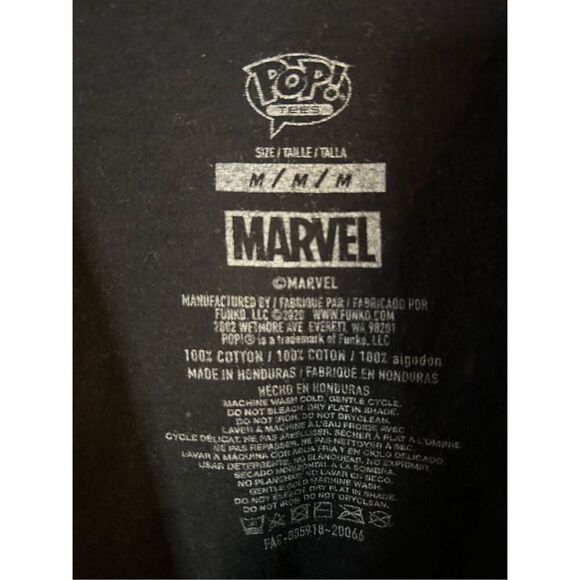 LOKI FUNKO POP T-SHIRT Marvel Comics Black Throne Short Sleeve Size Medium (8338 - Picture 3 of 4
